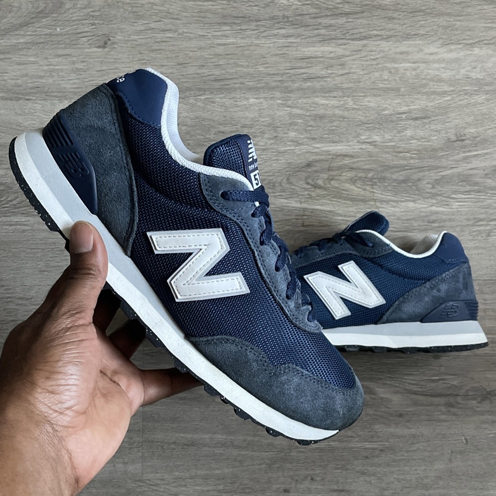 Size 8- New Balance 515 Retro Navy Blue